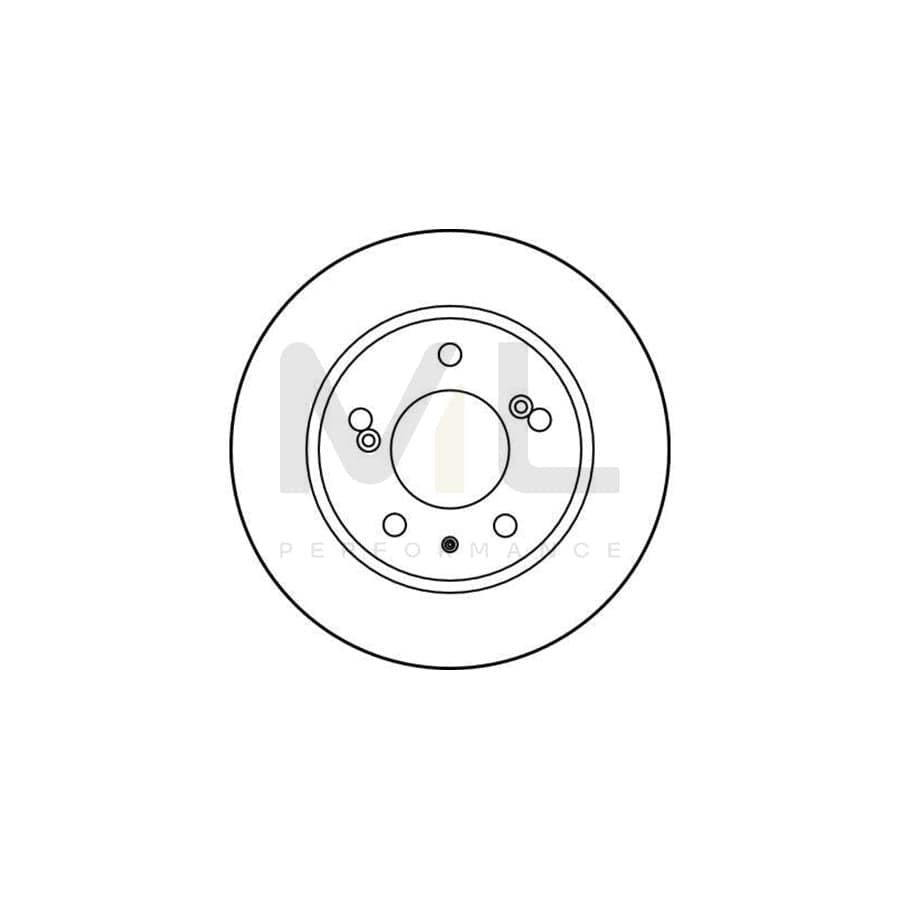 TRW DF1109 Brake Disc for CITRO??? CX Solid - 1 piece