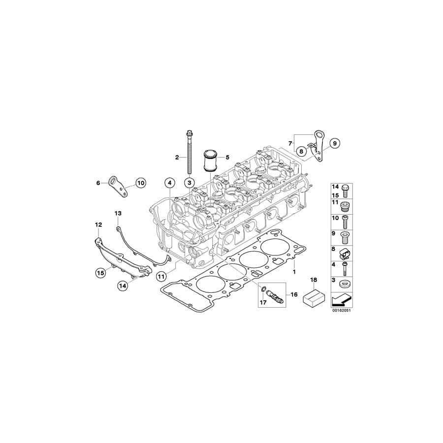 Genuine BMW 11127835441 E92 E90 Countersunk Head Screw M8X20 (Inc. M6, M5 & M3)