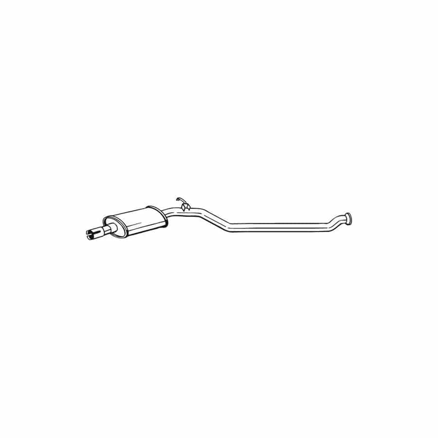 Bosal 284-619 Middle Silencer for Peugeot 206 Hatchback (2A/C)