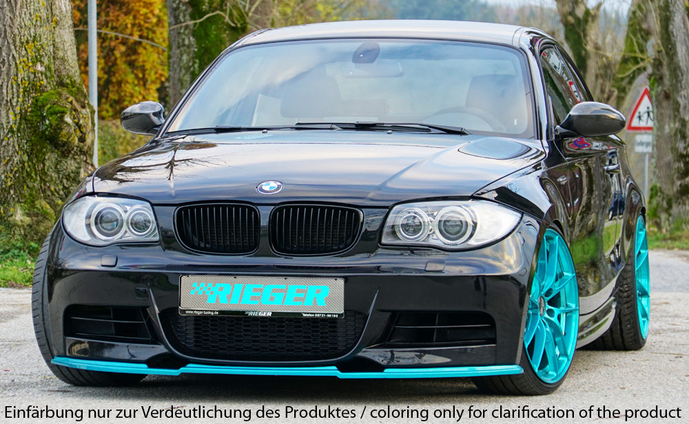 Rieger 00035044 BMW E82 E88 Front Splitter 7 |ML Performance UK Car Parts