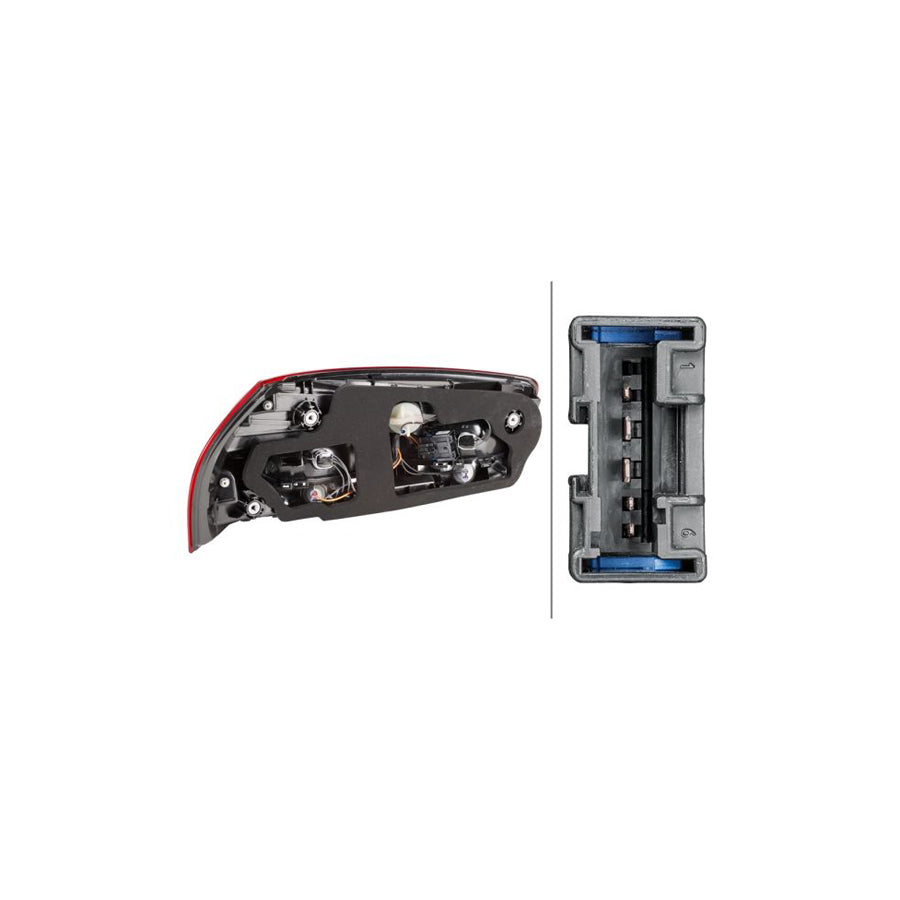 Hella 2SK 011 054-101 Rear Light For Citro??n C4