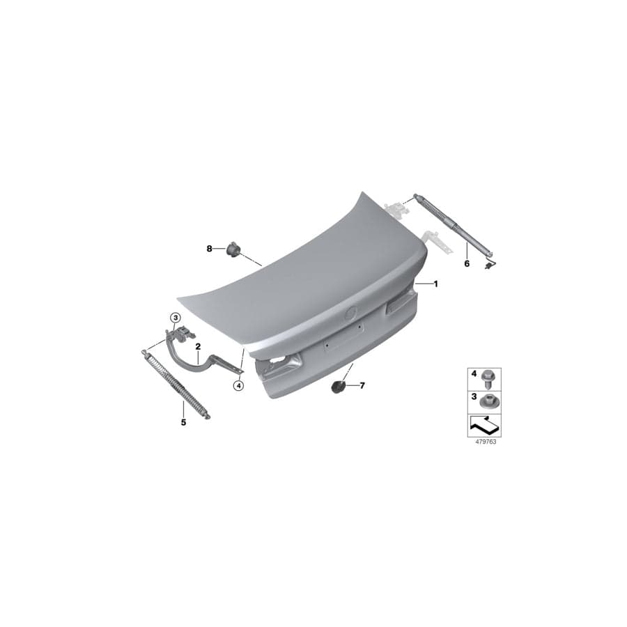 Genuine BMW Mini 51627482572 G30 M Warning Signal Unit (Inc. X2 28i, X4 M40iX & X5 35i)