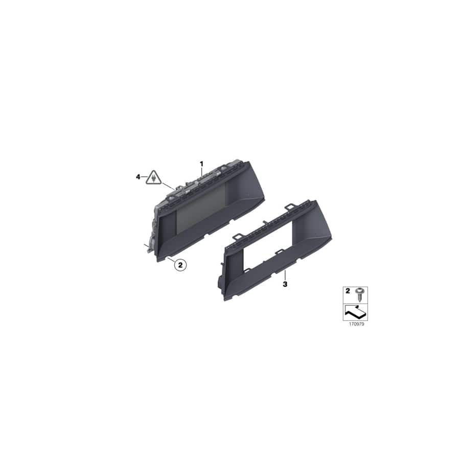 Genuine BMW 65509205064 F07 Cover 7" (Inc. 530d, 550i & 535i)