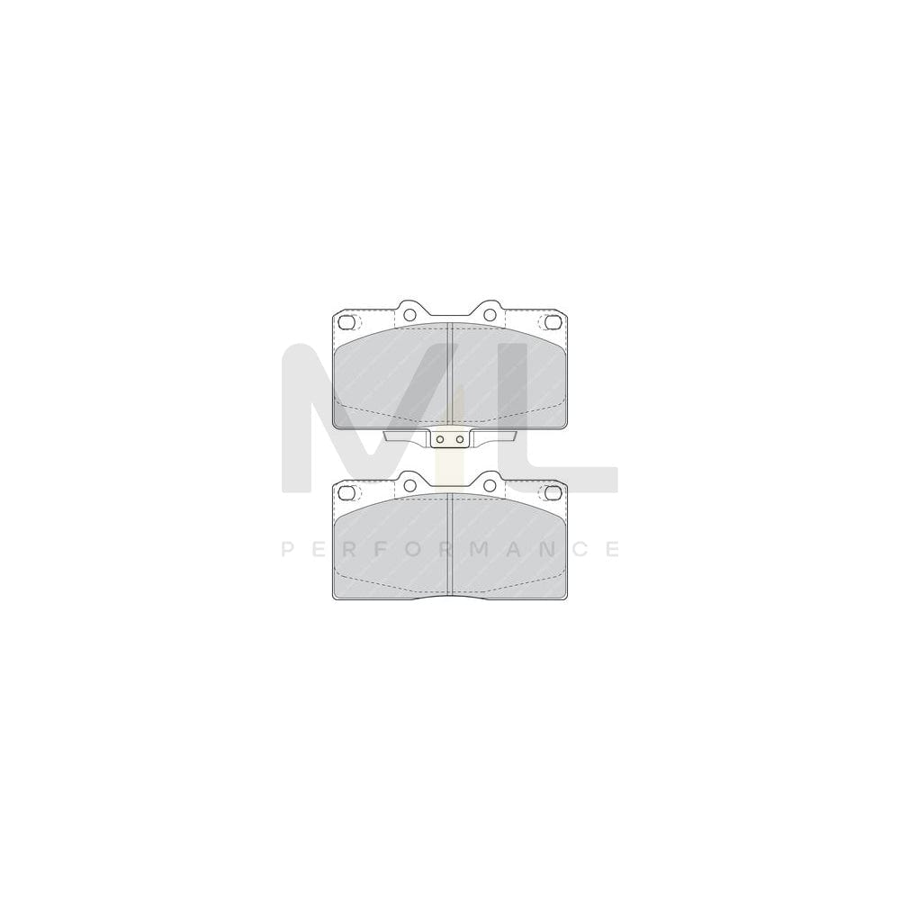 Ferodo Premier FDB1448 Brake Pad Set With Acoustic Wear Warning