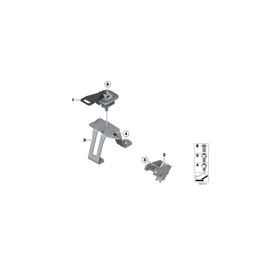 Genuine BMW 46517680685 Fillister Head Screw M10X30MK (Inc. Coupé, Phantom EWB & Phantom)