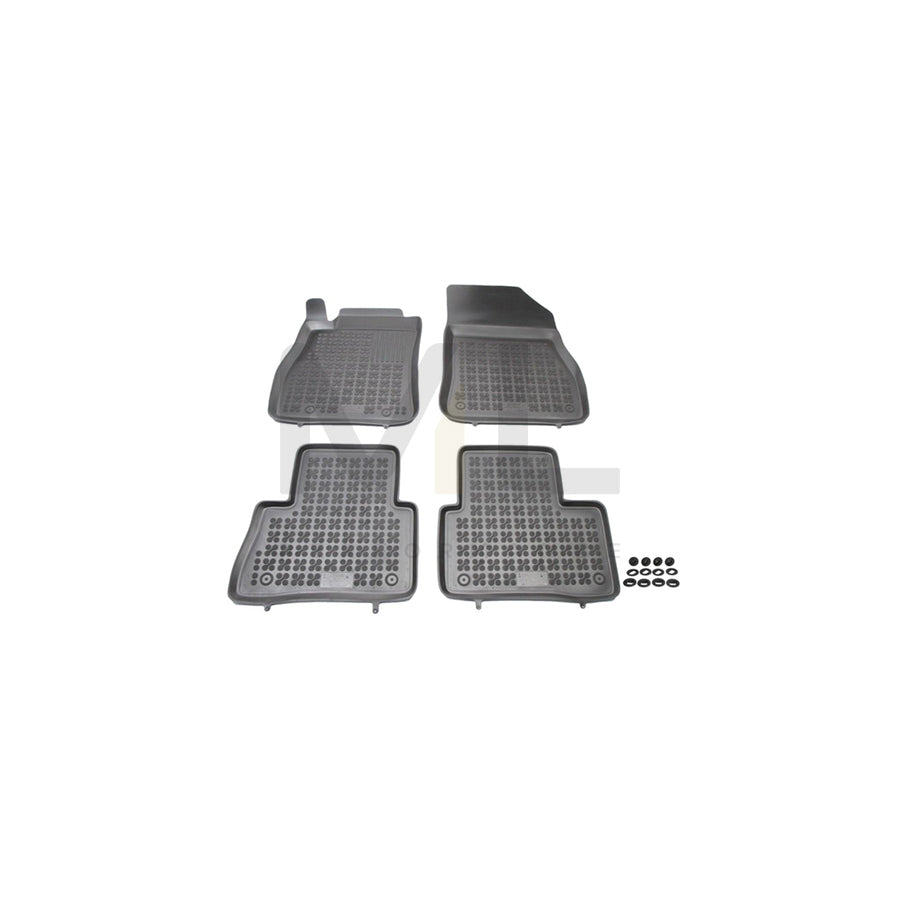 REZAW PLAST Tailored 201816 Floor mat set for NISSAN Juke (F15) Elastomer, Front and Rear, Quantity: 4, Black