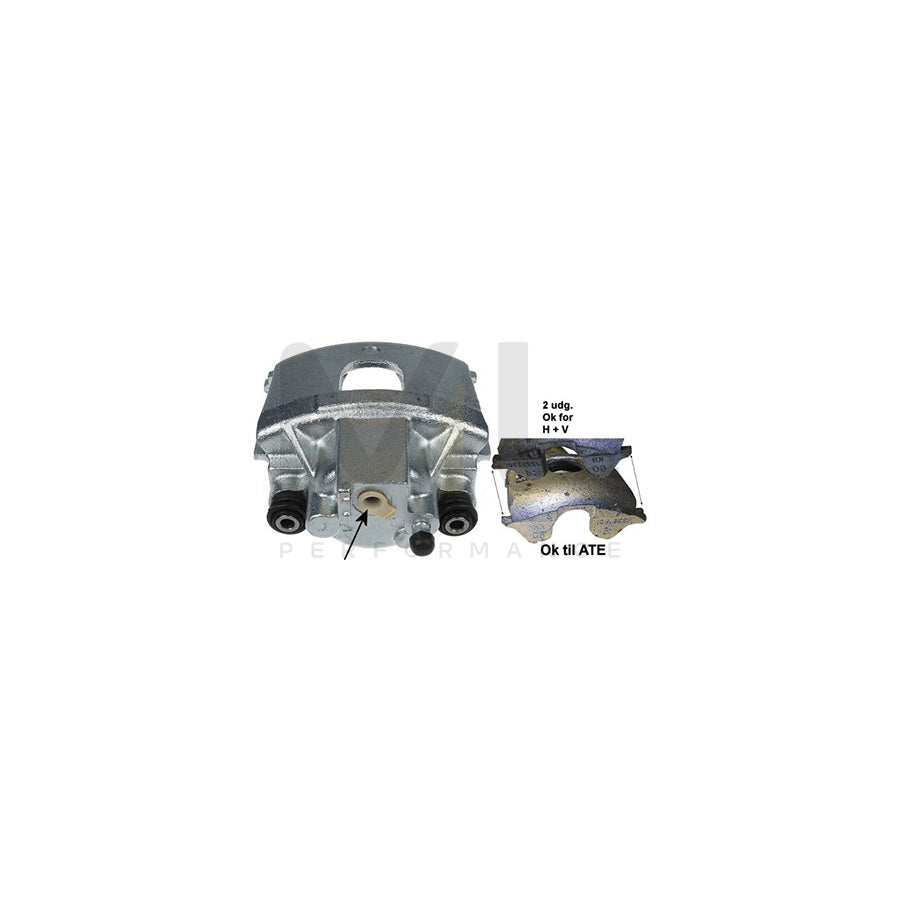TEXTAR 38085400 Brake Caliper without holder, without brake pads