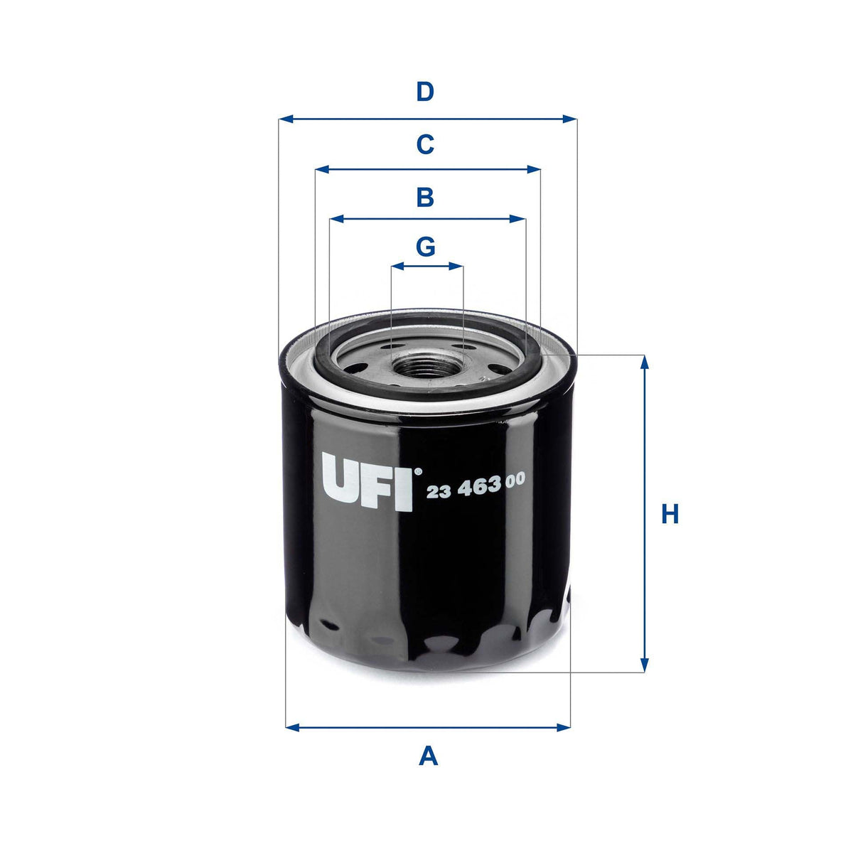 UFI 23.463.00 Oil Filter