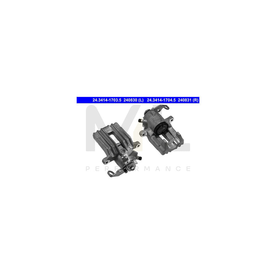 ATE 24.3414-1704.5 Brake Caliper without holder