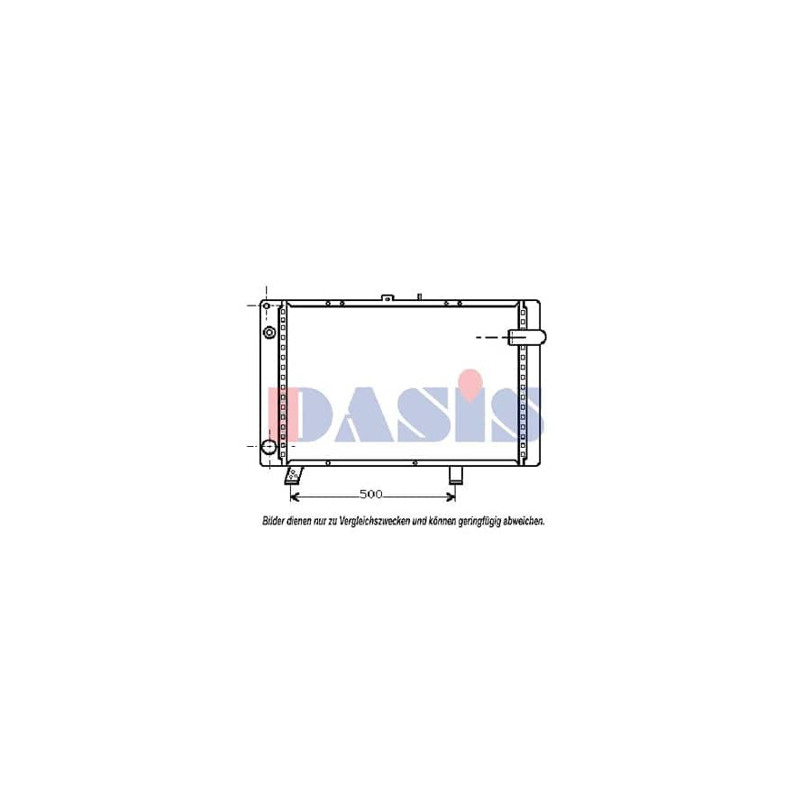 AKS Dasis 160680N Engine Radiator