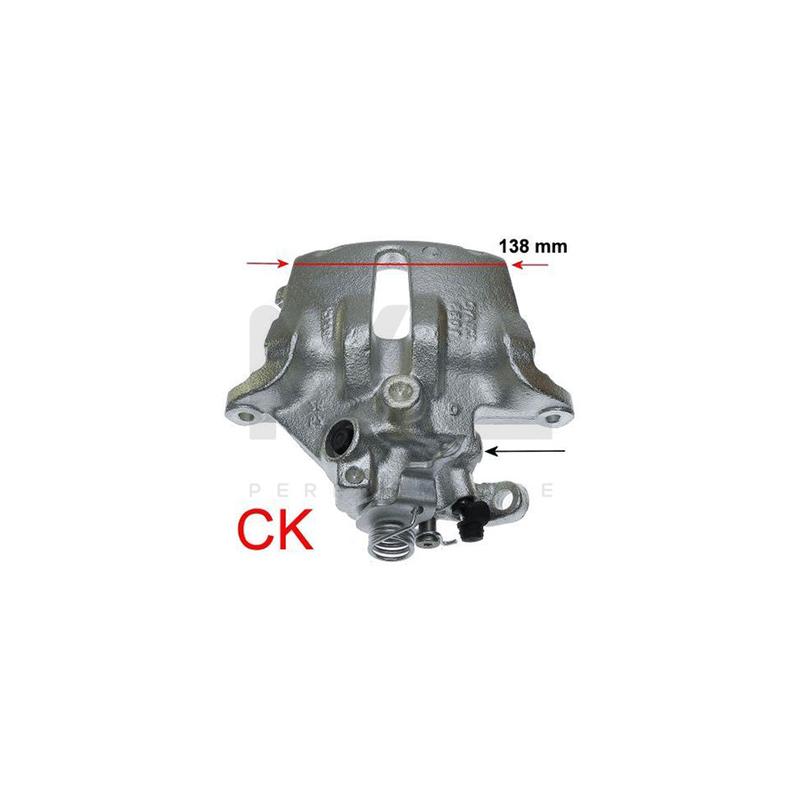 TEXTAR 38082200 Brake Caliper for CITRO?N C5 without holder