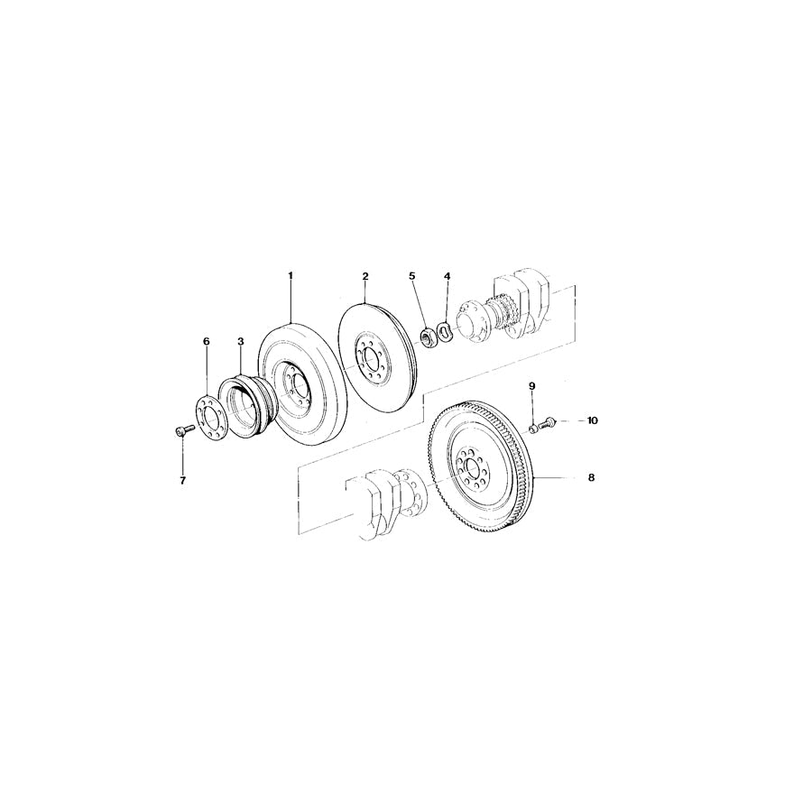 Genuine BMW 11221304093 E26 Flywheel (Inc. M1)