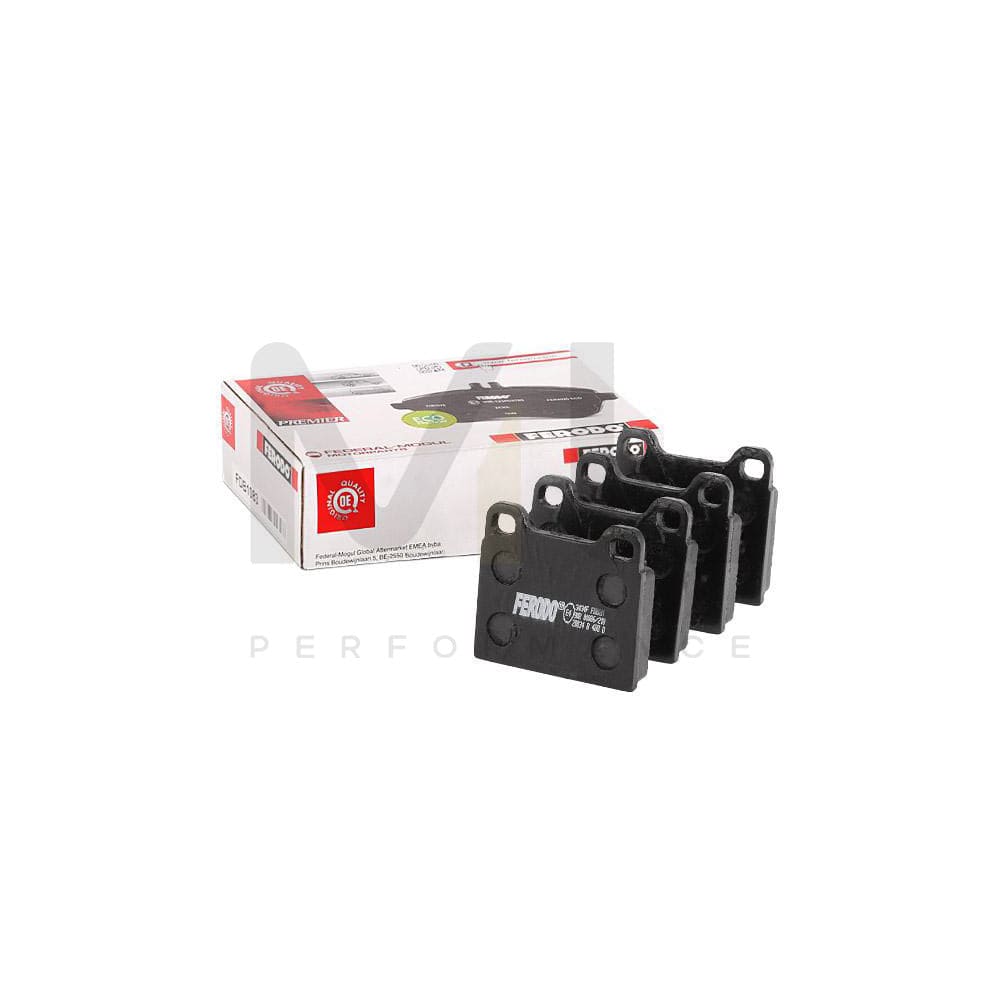 Ferodo Premier Eco Friction FDB2M Brake Pad Set Not Prepared for Wear Indicator, Without Accessories