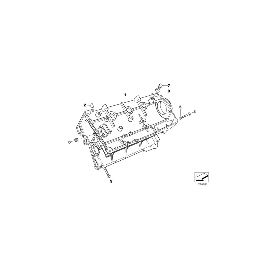 Genuine BMW 11411309507 Connector 919-20X1,5-D10 (Inc. E36 318iS)
