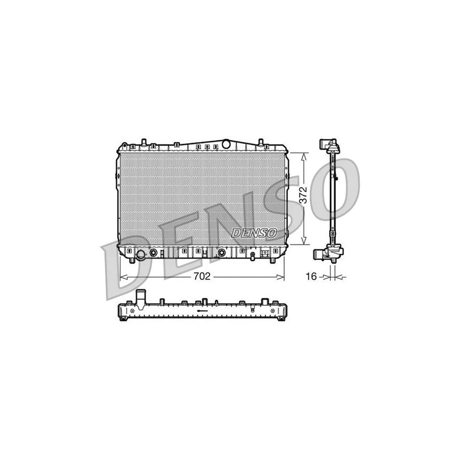 DENSO DRM15002 Engine Radiator