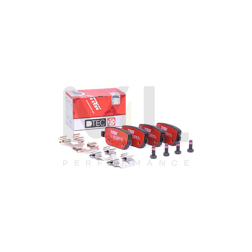 TRW Dtec Cotec Gdb1732Dte Brake Pad Set Not Prepared For Wear Indicator, With Brake Caliper Screws, With Accessories