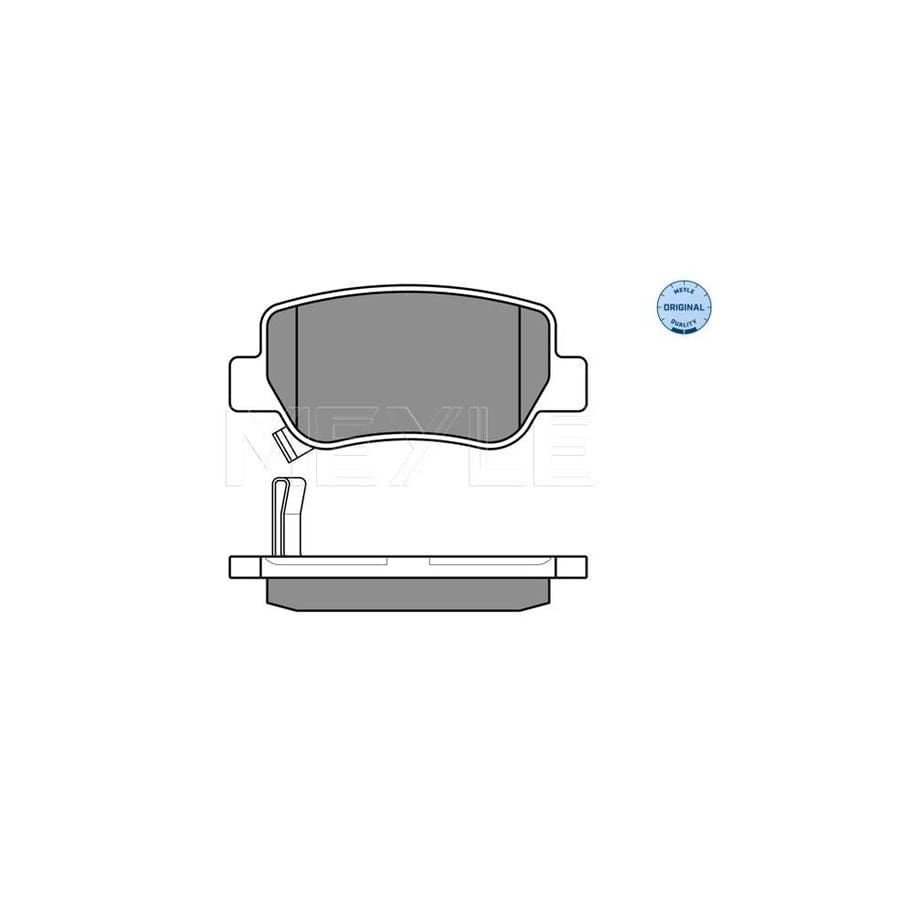 Meyle 025 248 8516/W Brake Pad Set For Toyota Avensis