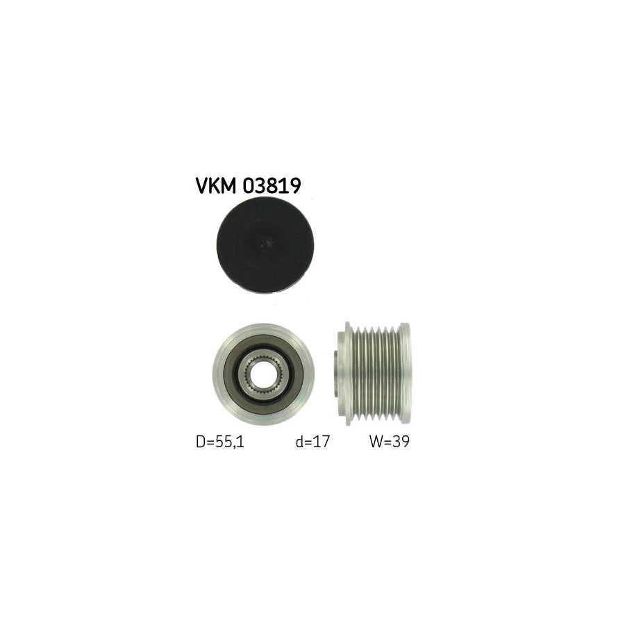 Skf Vkm 03819 Alternator Freewheel Clutch