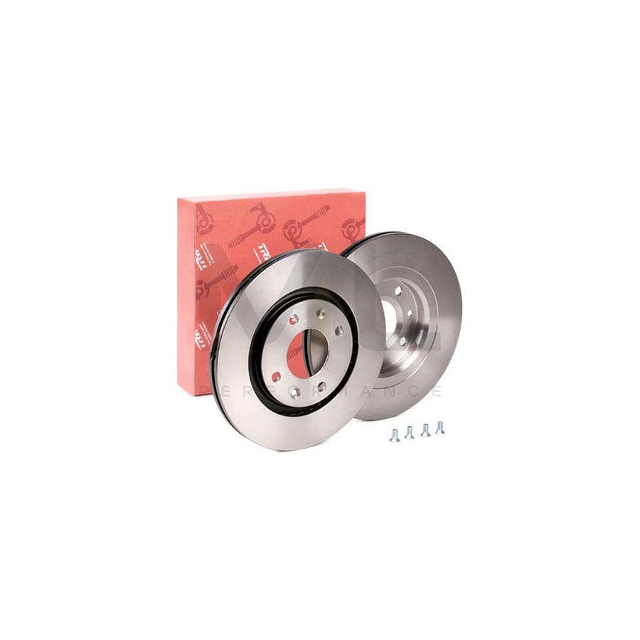 TRW DF1220 Brake Disc Vented, Painted - 1 piece