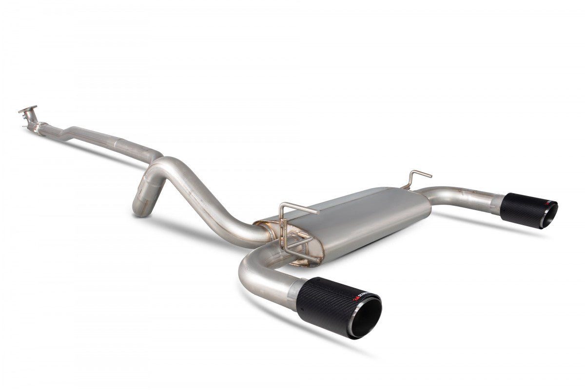 Scorpion SFT005CF Fiat 500/595 Abarth Non-Resonated Cat-Back System | ML Performance UK UK