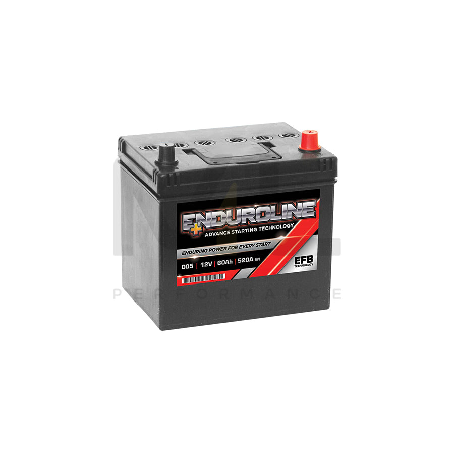 Enduroline 005L EFB Start Stop Car Battery 60Ah