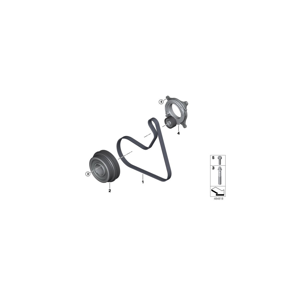 Genuine BMW 11238579930 G05 Vibration Damper (Inc. X5 25dX)