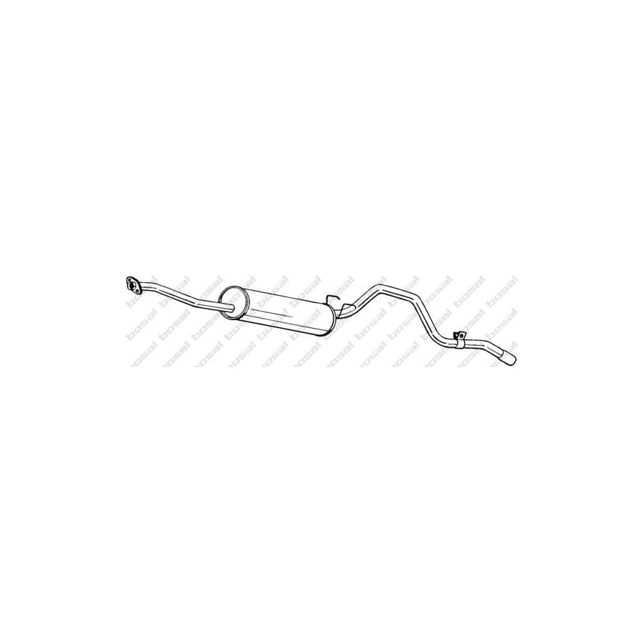 Bosal 288-669 Middle Silencer for Toyota Hilux IV Pickup