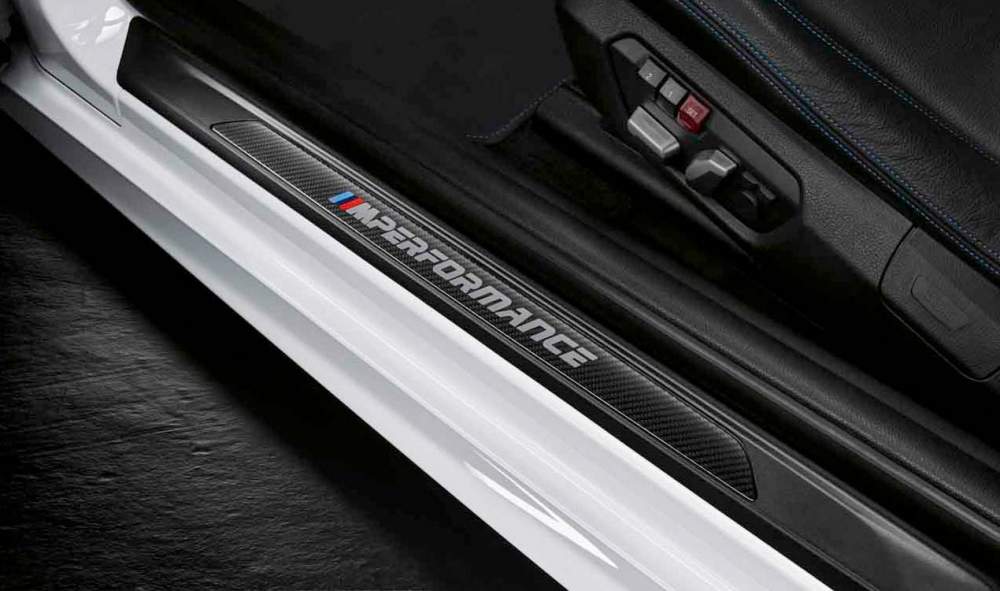 Genuine BMW 51472457829 F22 F23 F21 Door Sill (1 Pc.) Carbon ///M Performance - Original (Inc. 225d, M2 Competition & M240iX) | ML Performance UK Car Parts