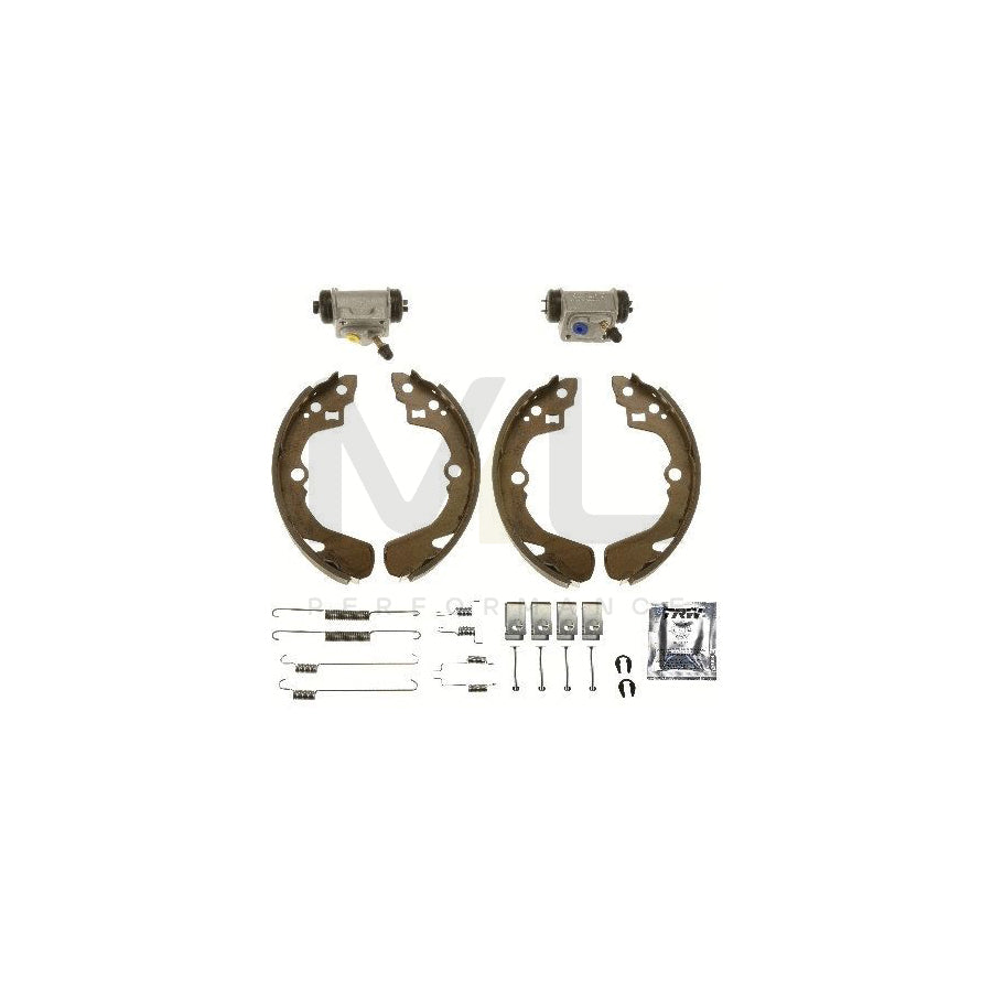 TRW Brake Kit BK1969 Brake Shoe Set with wheel brake cylinder