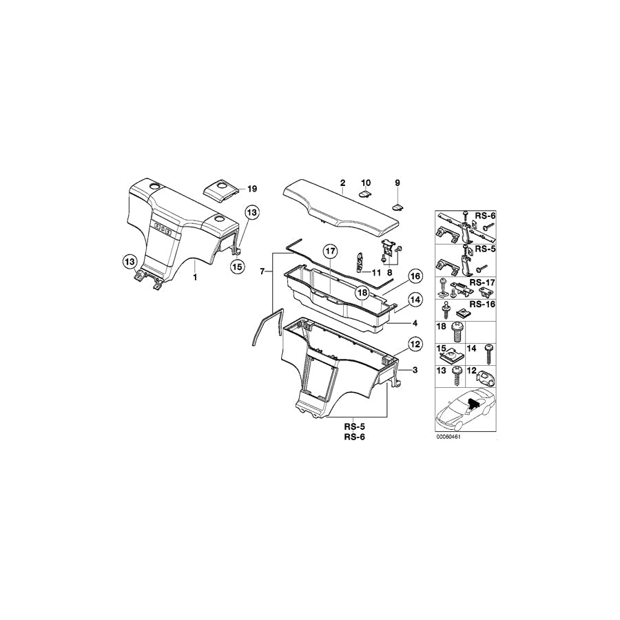 Genuine BMW 51168399072 E36 Gasket Set (Inc. Z3)