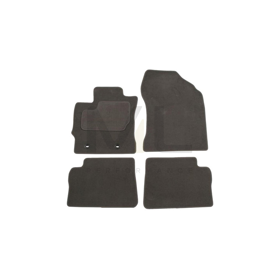 MAMMOOTH A041 TOY15 PRM 02 Floor mat set for TOYOTA Auris Hatchback (E18) Textile, Front and Rear, Quantity: 4, Grey