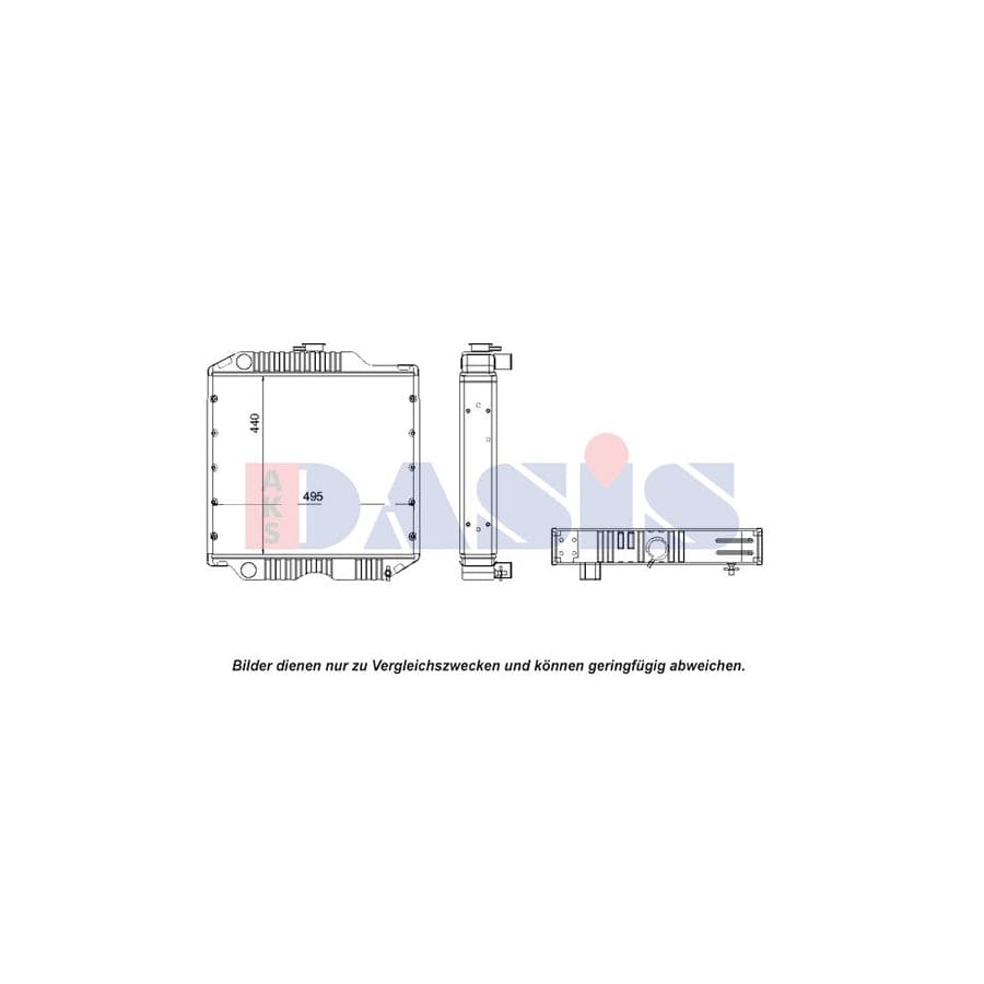 AKS Dasis 440046N Engine Radiator