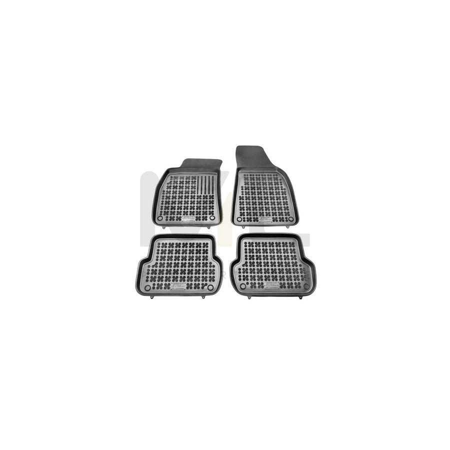 REZAW PLAST Tailored 200301 Floor mat set for AUDI A4 Elastomer, Front and Rear, Quantity: 4, Black