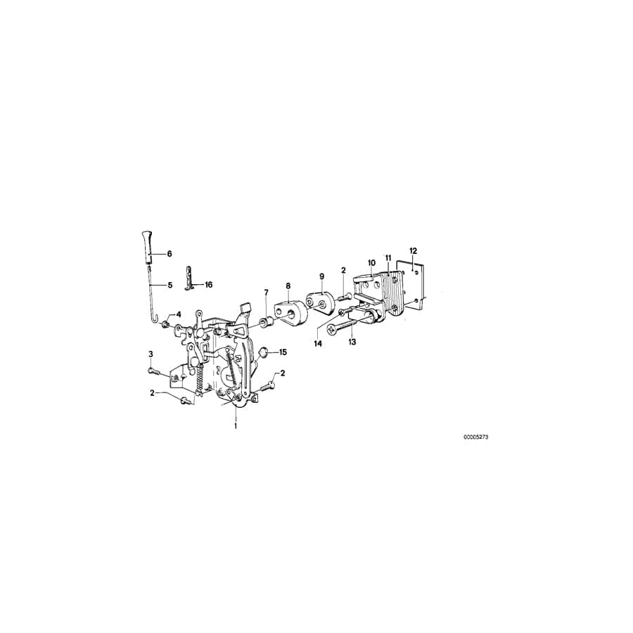 Genuine BMW 51211900874 E23 Catch Front Right (Inc. 745i)