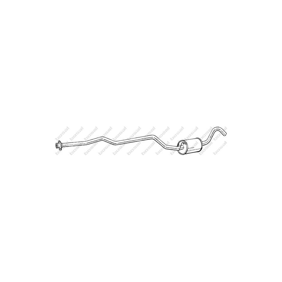 Bosal 292-879 Middle Silencer for Ford Escort Express 86 (Alf)