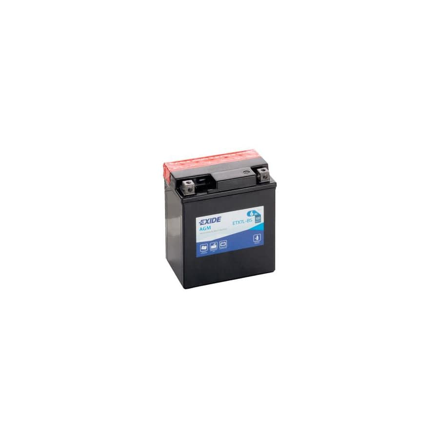 Exide ETX7LBS Motorcycle Battery 12V 6AH 100A | ML Performance UK Car Parts