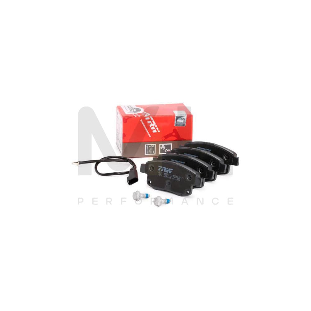 TRW Cotec Gdb1725 Brake Pad Set For Ford Transit Incl. Wear Warning Contact, With Brake Caliper Screws, With Accessories