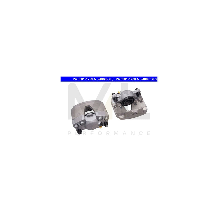 ATE 24.3601-1730.5 Brake Caliper for AUDI Q5 (8RB) without holder