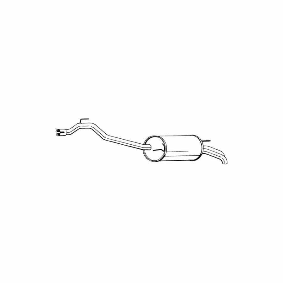 Bosal 283-483 Rear Silencer for VW Transporter T4 Platform / Chassis (70E, 70L, 70M, 7De, 7Dl, 7D)