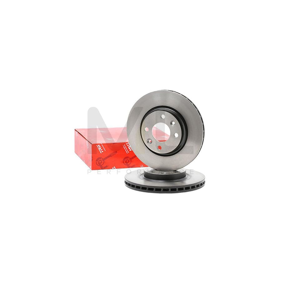 TRW DF6534 Brake Disc Vented, Painted - 1 piece