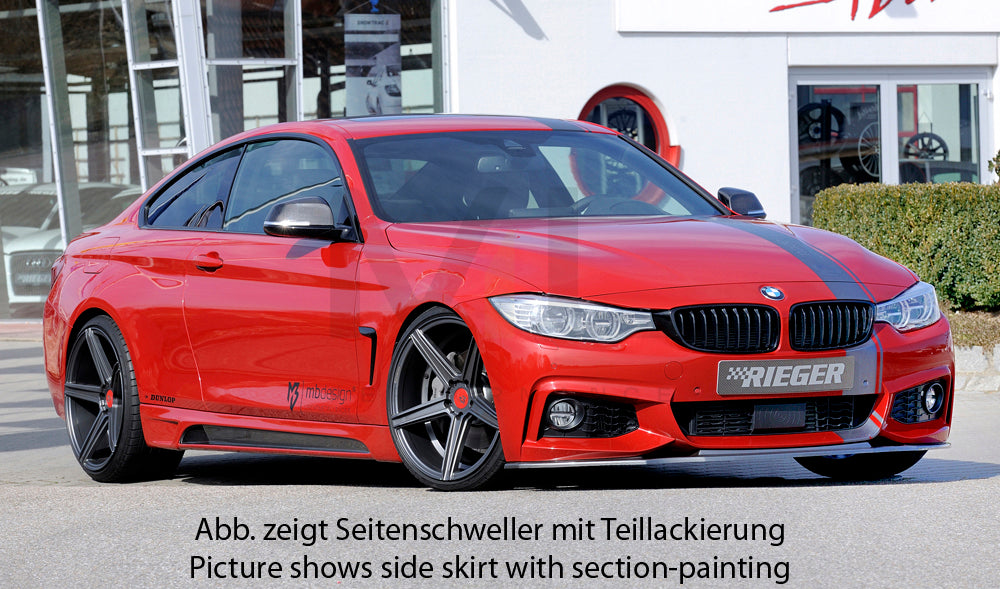 Rieger 00099244 BMW 4 Series F32 F33 Side Skirt 9 | ML Performance UK Car Parts