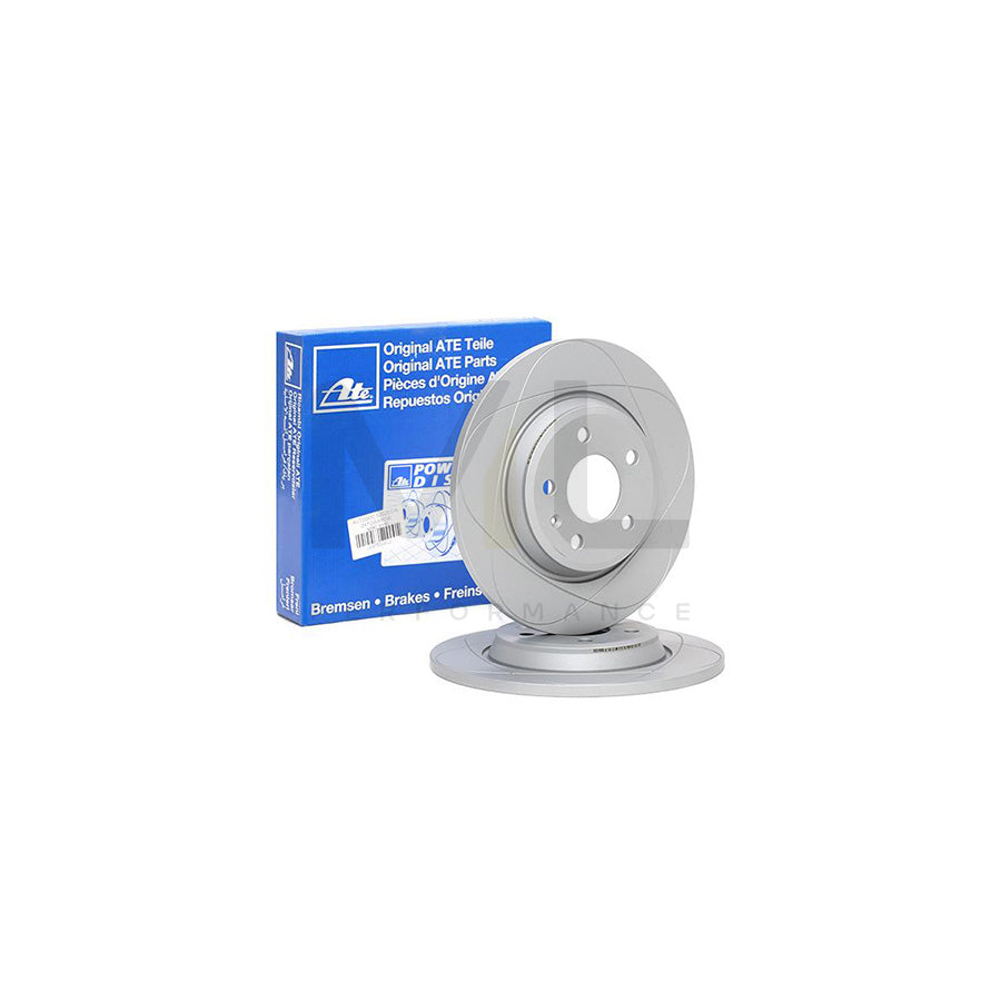 ATE PowerDisc 24.0312-0178.1 Brake Disc Solid, Coated, with bolts/screws - 1 piece