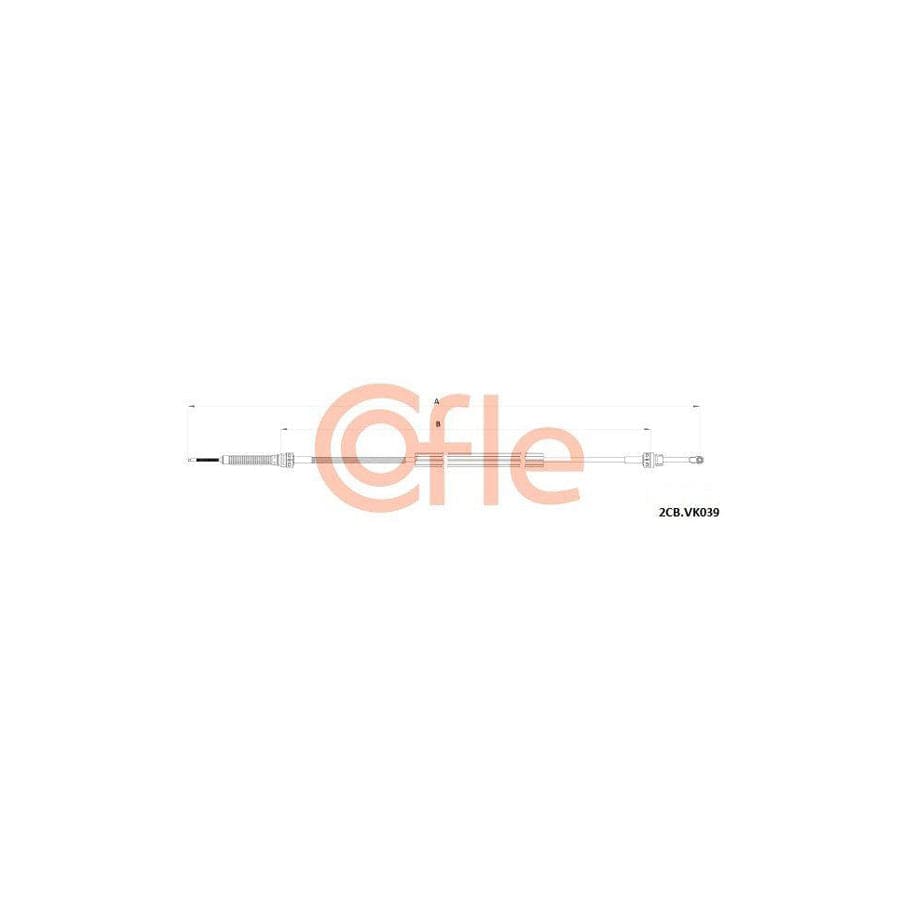 Cofle 92.2Cb.Vk039 Cable, Manual Transmission for VW Golf