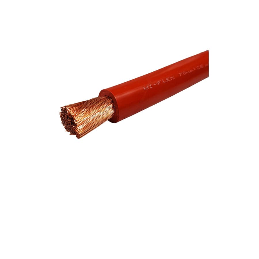 Q-Batteries 70mm�� Battery Cable Red 1m