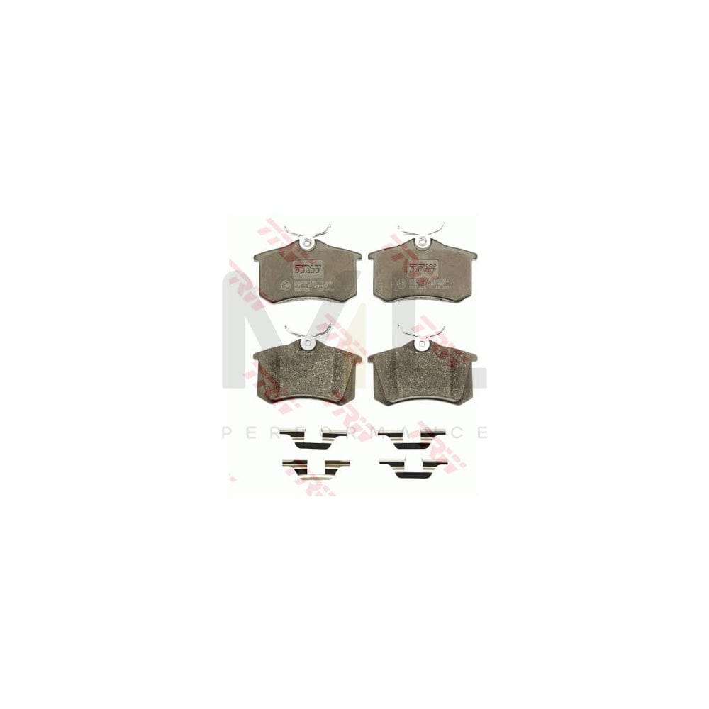 TRW Cotec Gdb1328 Brake Pad Set Not Prepared For Wear Indicator, With Accessories