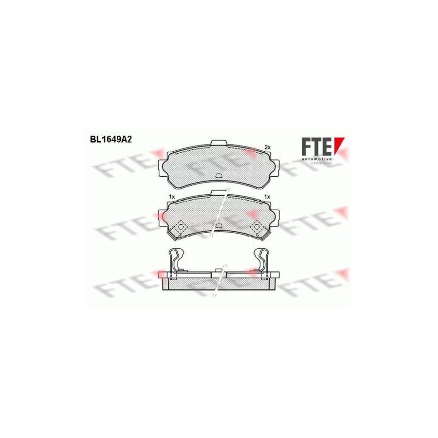 FTE Bl1649A2 Brake Pad Set