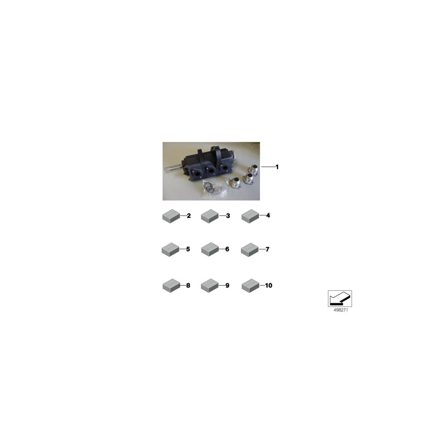 Genuine BMW 11411415361 Grub Screw M5X8-45H PHR913 (Inc. E36 318iS)