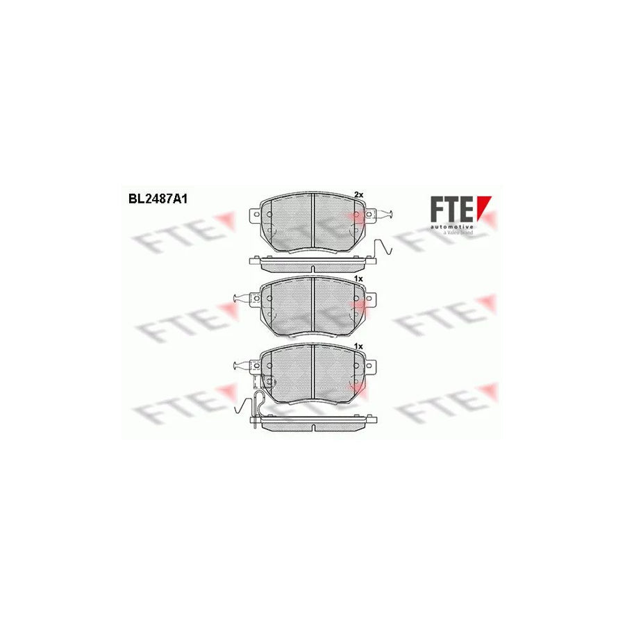 FTE Bl2487A1 Brake Pad Set