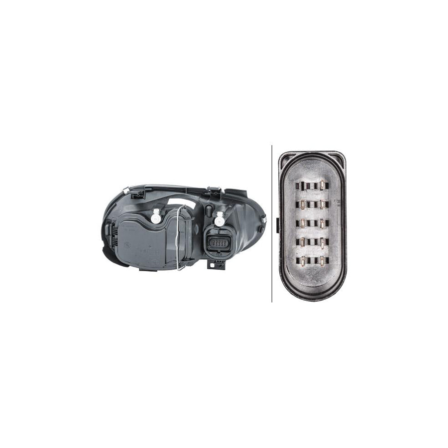 Hella 1EJ 007 700-071 Headlight For VW Golf