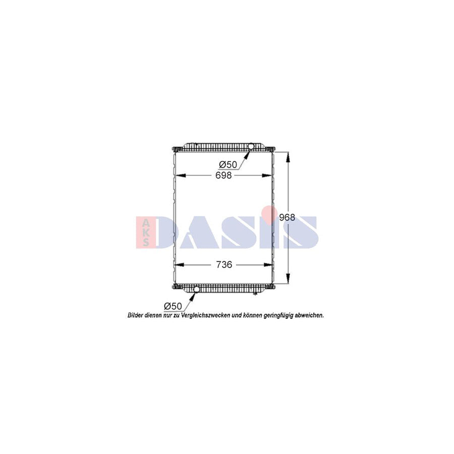AKS Dasis 390018S Engine Radiator